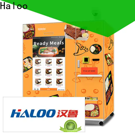 Haloo high capacity hot chips vending machine wholesale for outdoor