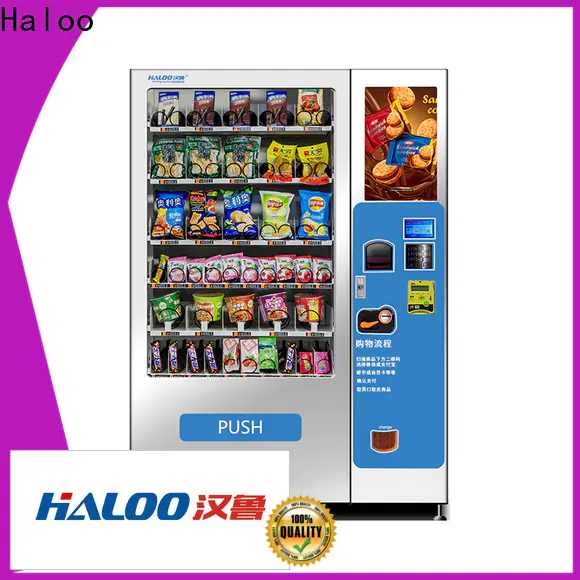 Haloo convenient vending machine with elevator factory for mall