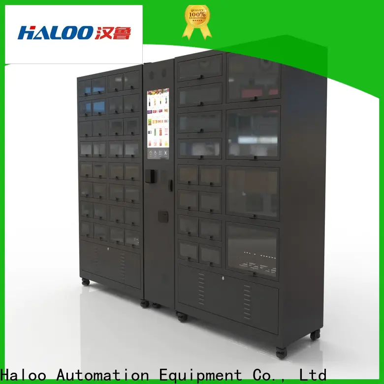 Haloo small soda vending machine manufacturer for shopping mall