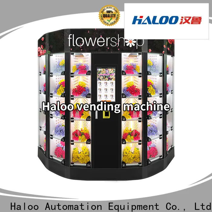 Haloo intelligent cabinet vending machine factory for drink