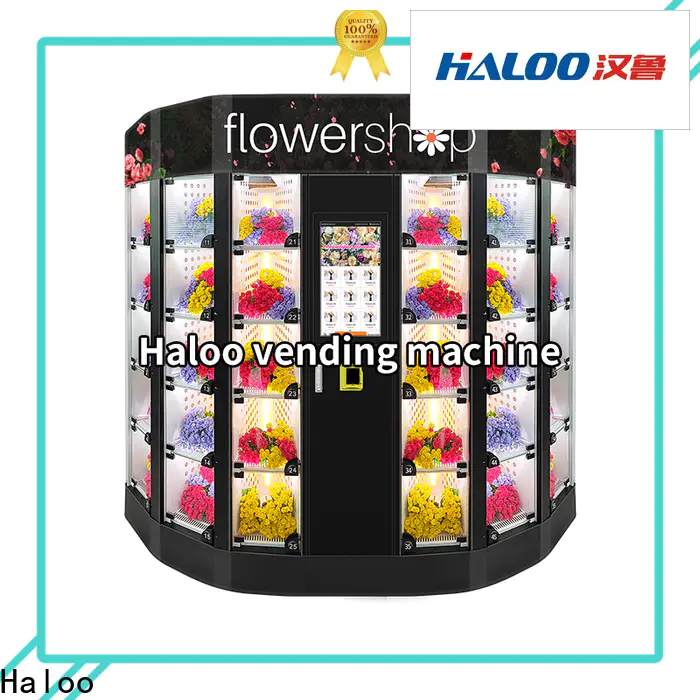 Haloo flower bouquet vending machine factory for shopping mall