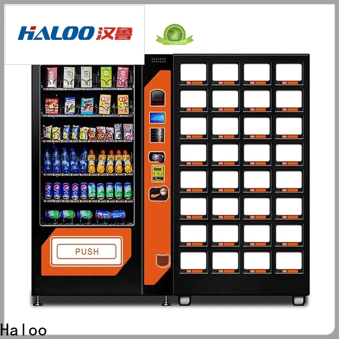 Haloo best combo vending machines customized for snack
