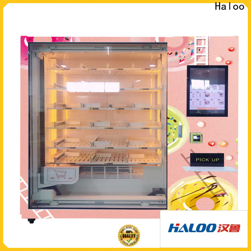 Haloo frozen drink vending machine manufacturer for snack