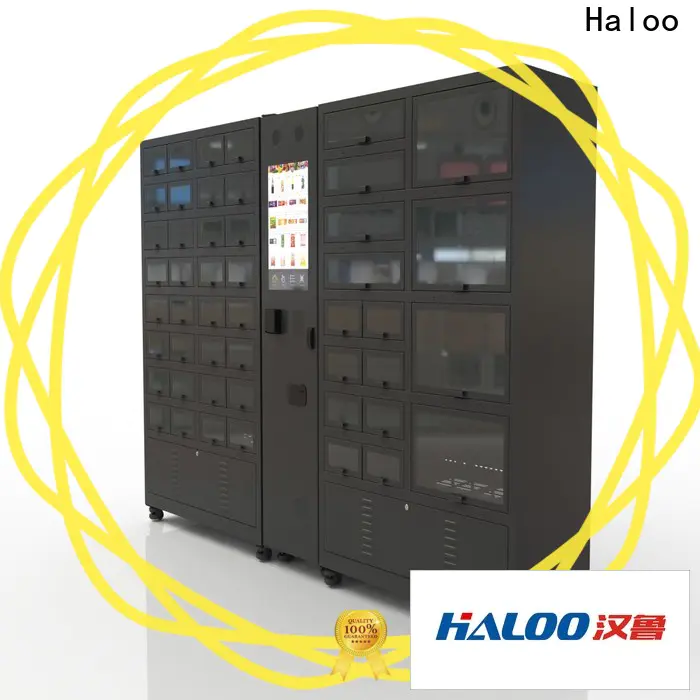Haloo anti-theft food and drink vending machine supplier outdoor