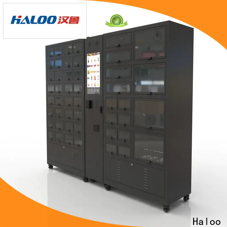 Haloo intelligent food and drink vending machine supplier outdoor