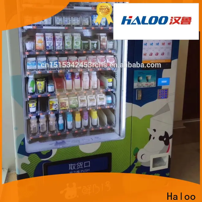 Haloo smart coffee vending machine manufacturer for snack