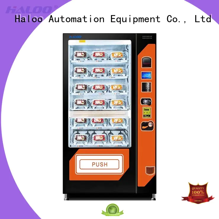 Haloo large capacity sandwich vending machine manufacturer for drinks