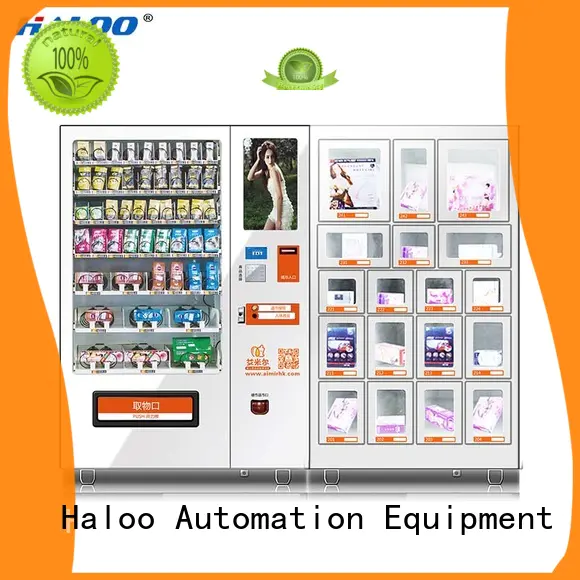 Haloo automatic condom vending machine directly sale for adults
