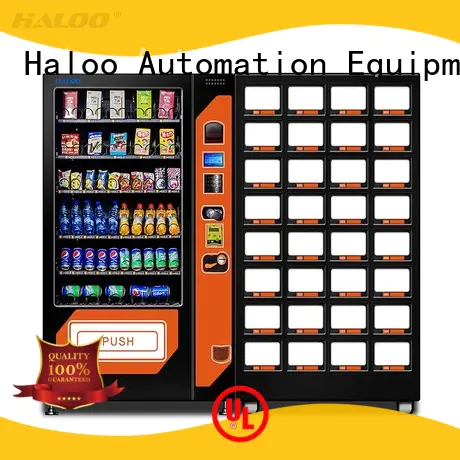 Haloo anti-theft coffee vending machine wholesale for food
