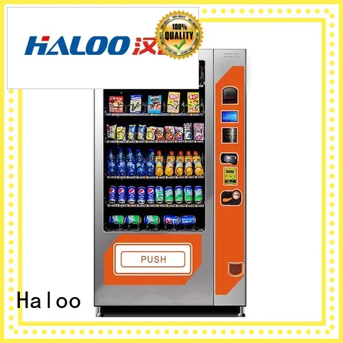 Haloo high capacity coffee vending machine factory direct supply for food