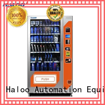 Haloo cold drink vending machine customized for food