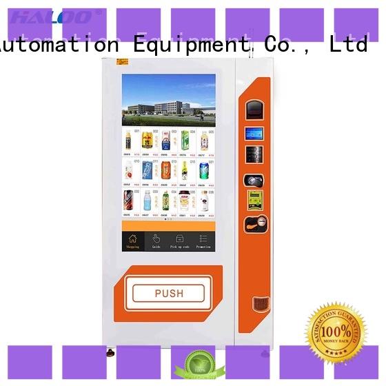 Haloo smart touch screen coffee vending machine design