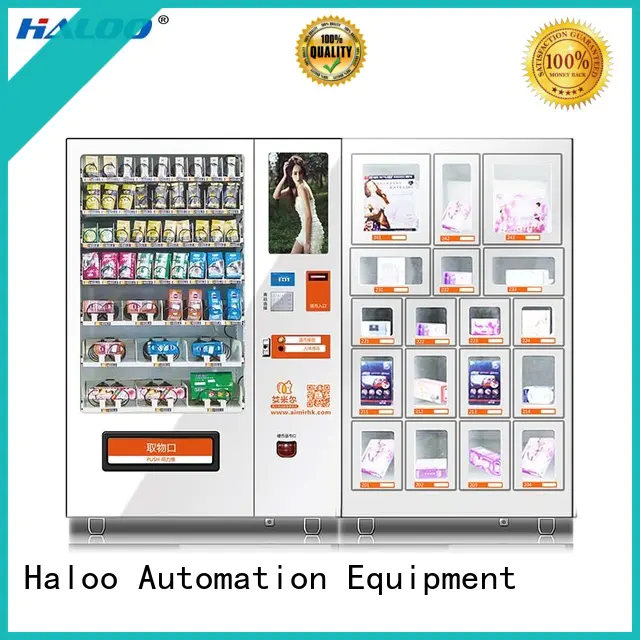 Haloo condom vending machine for sale directly sale for shopping mall