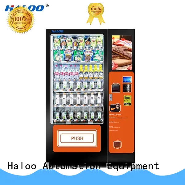 Haloo snack machine factory for drinks