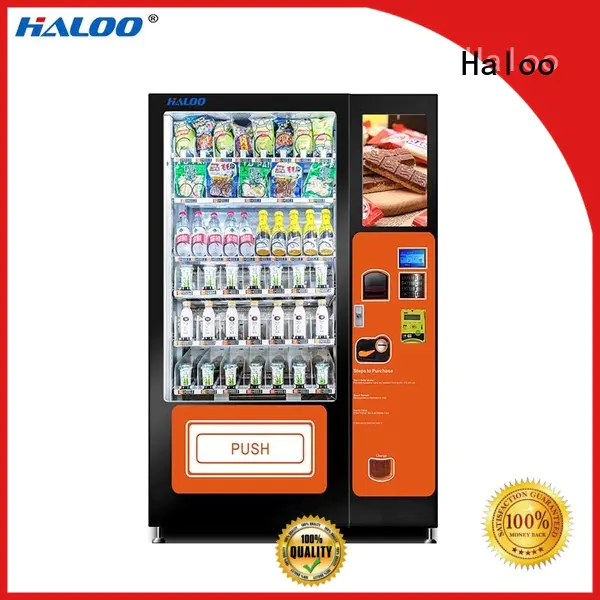 Haloo sandwich vending machine series for fragile goods