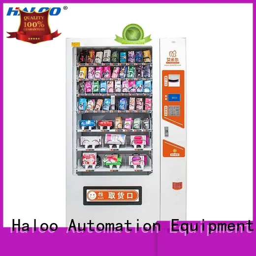 Haloo condom vending machine directly sale for shopping mall