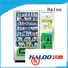 Haloo touch screen drink vending machine design for shopping mall