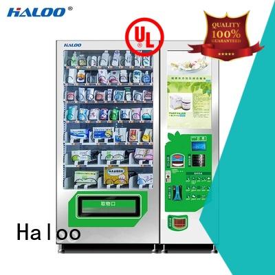 Haloo smart soda vending machine manufacturer for shopping mall