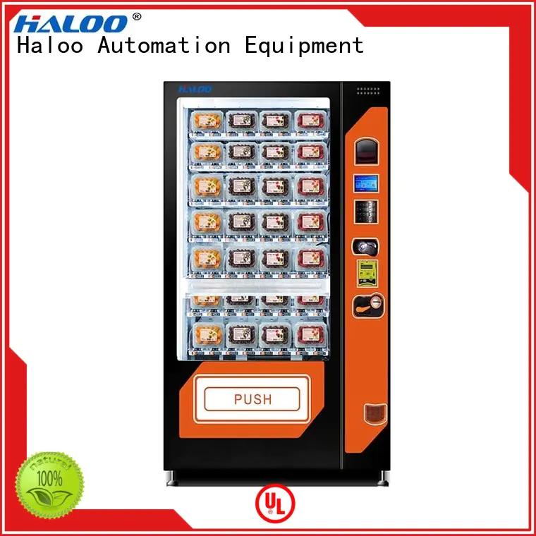 Haloo large capacity sandwich vending machine factory for red wine