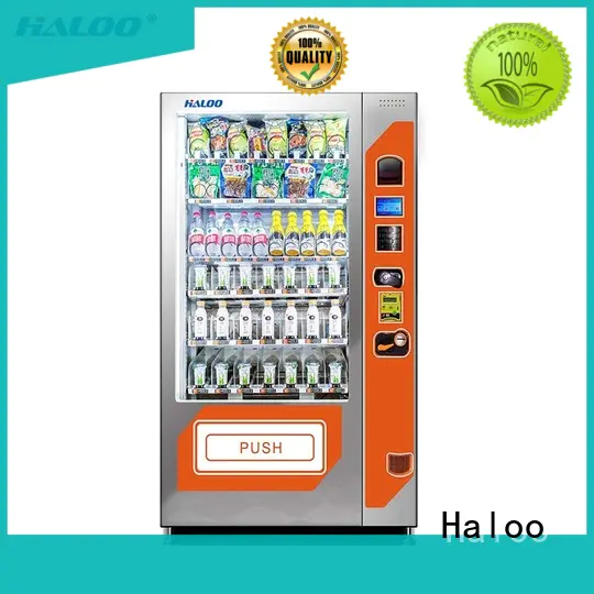 Haloo fruit vending machine manufacturer for drinks