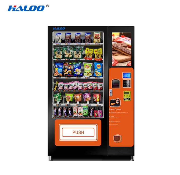 HL-DLY-10C   21.5 inches ads screen drink snack vending machine
