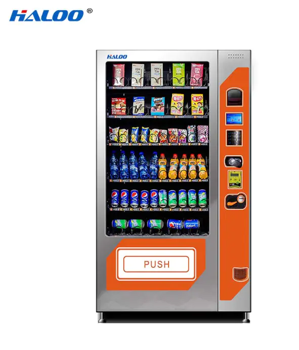 HL-DLE-10C 24h self-service snack&cold drink vending machine