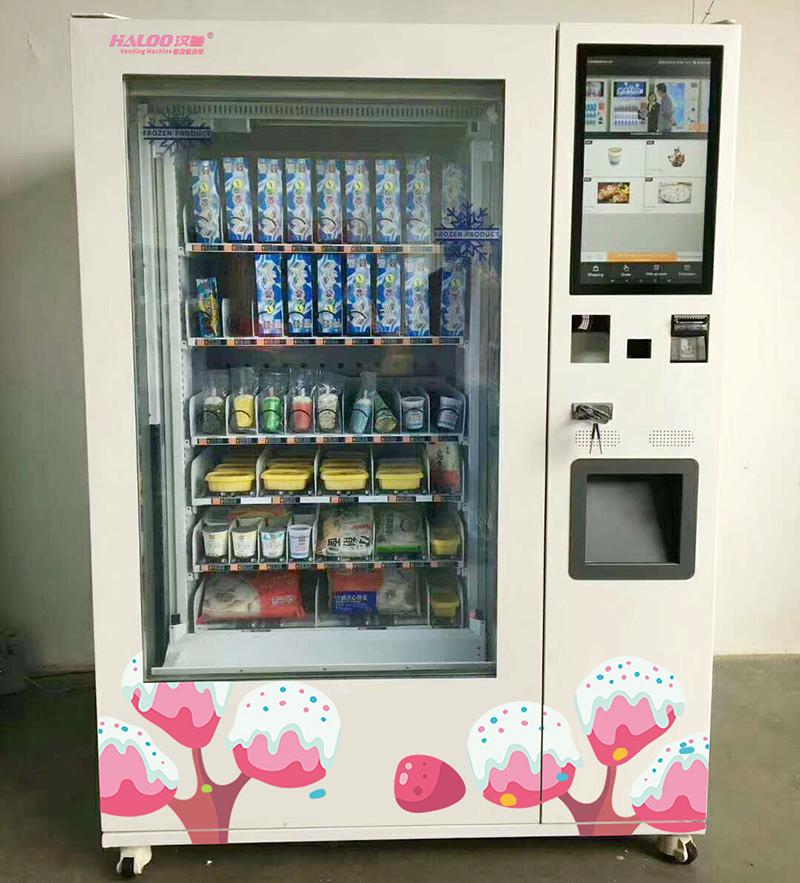 Haloo Frozen Fresh Food Vending Machien