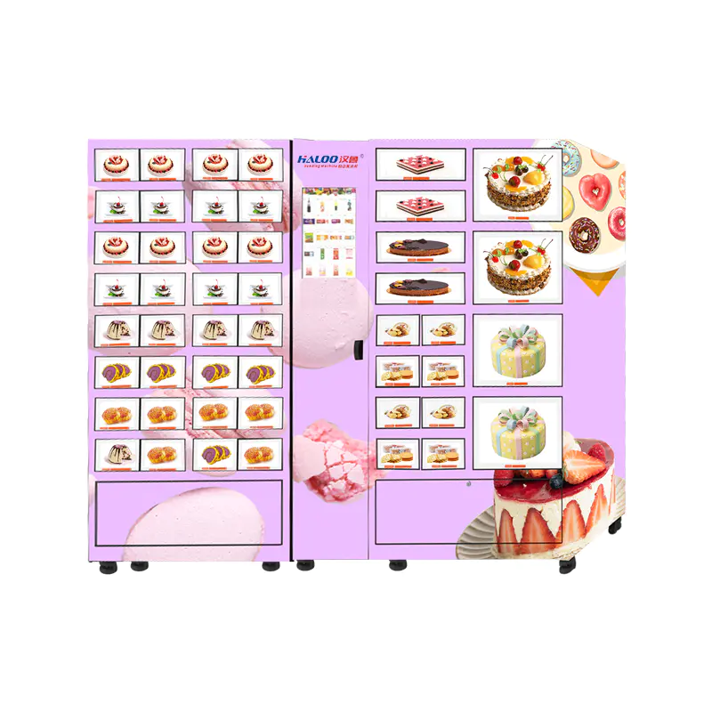 HALOO fresh food cake pastry refrigerated lattice cabinet large-capacity freezer fresh-keeping cabinet vending machine