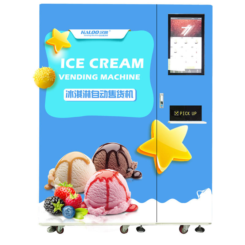 Ice cream vending machine frozen food delivery machine