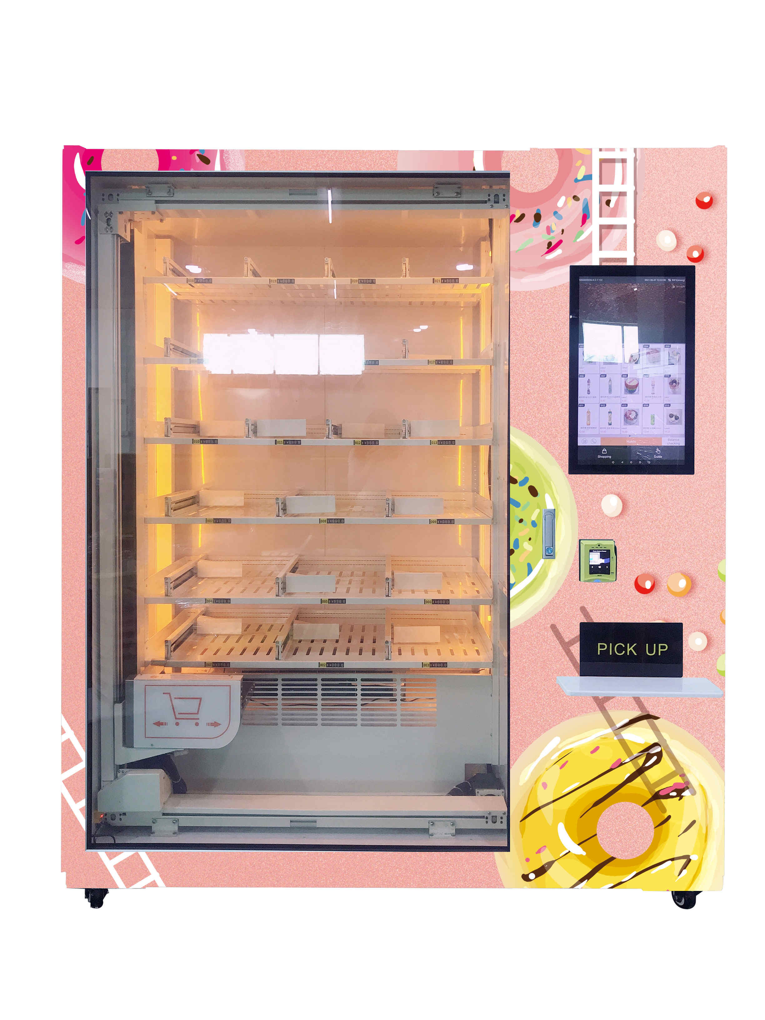 XY axis Vending Machine with  Lifting systerm Side Pick Up Elegant