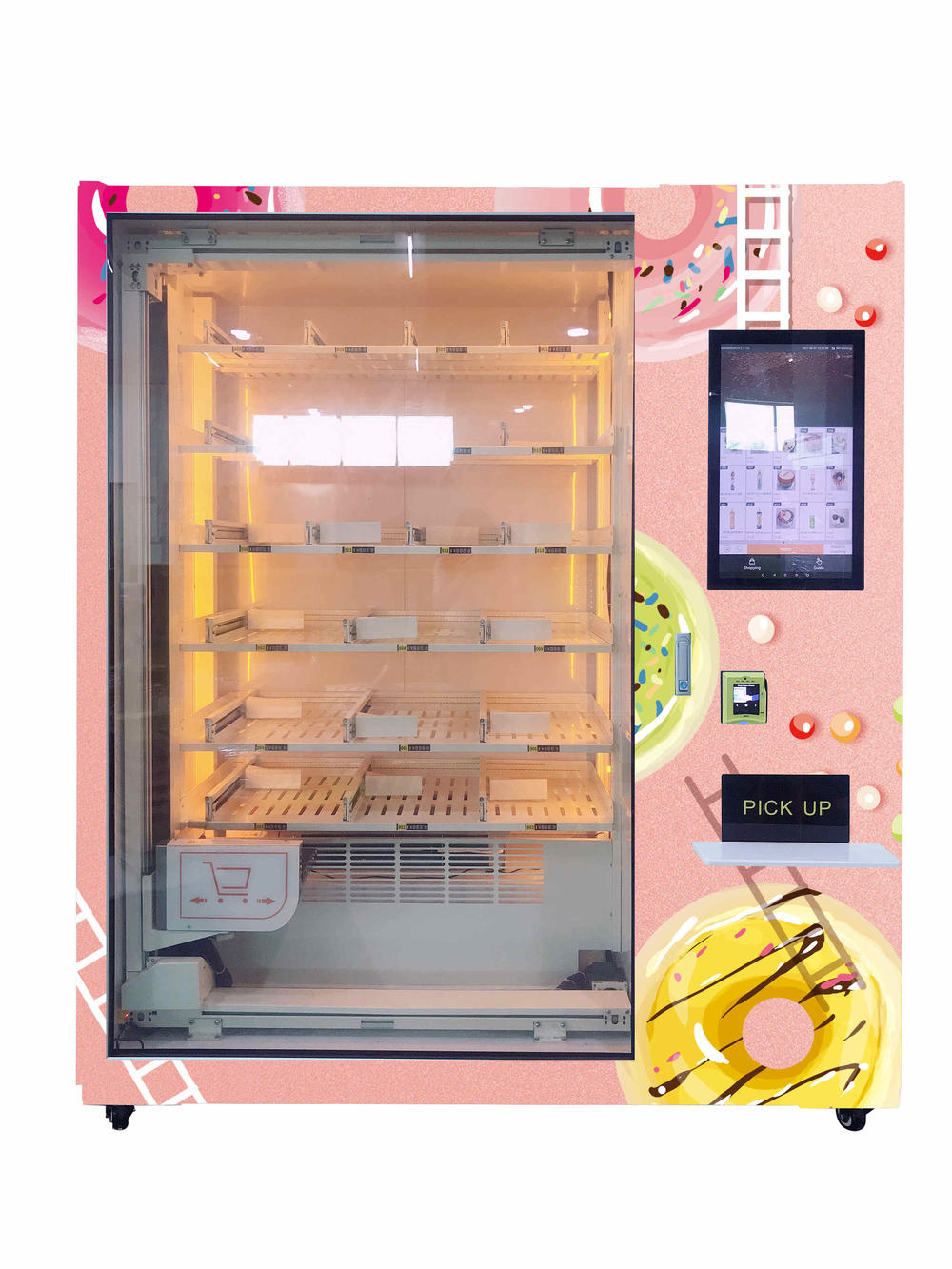 Frozen food vending machine