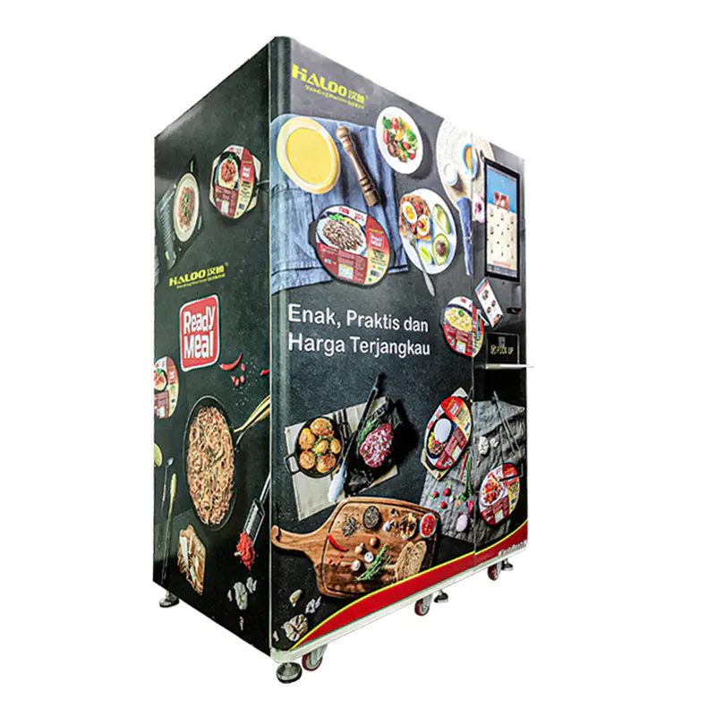 under -18℃ Frozen Food Vending Machine with Microwave Heating