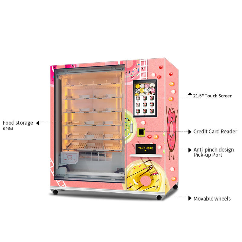 Large Capacity Cupcake ATM Cupcake Vending Machine With Refrigeration And Elevator System