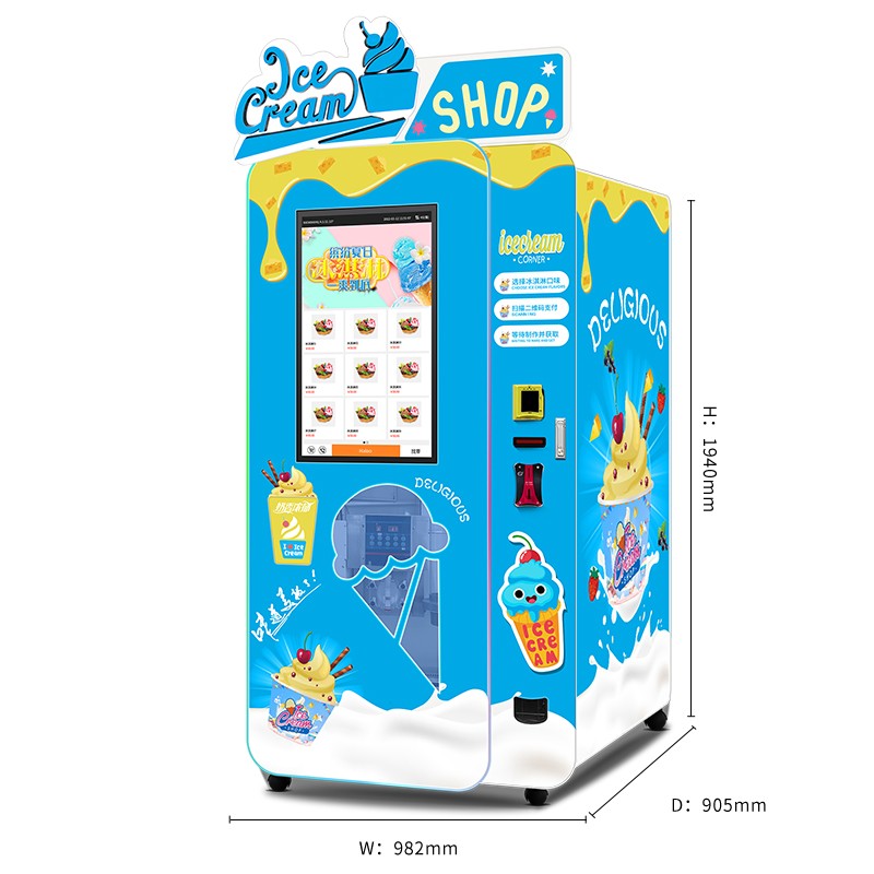 Haloo ice vending machine franchise manufacturer for drink-1