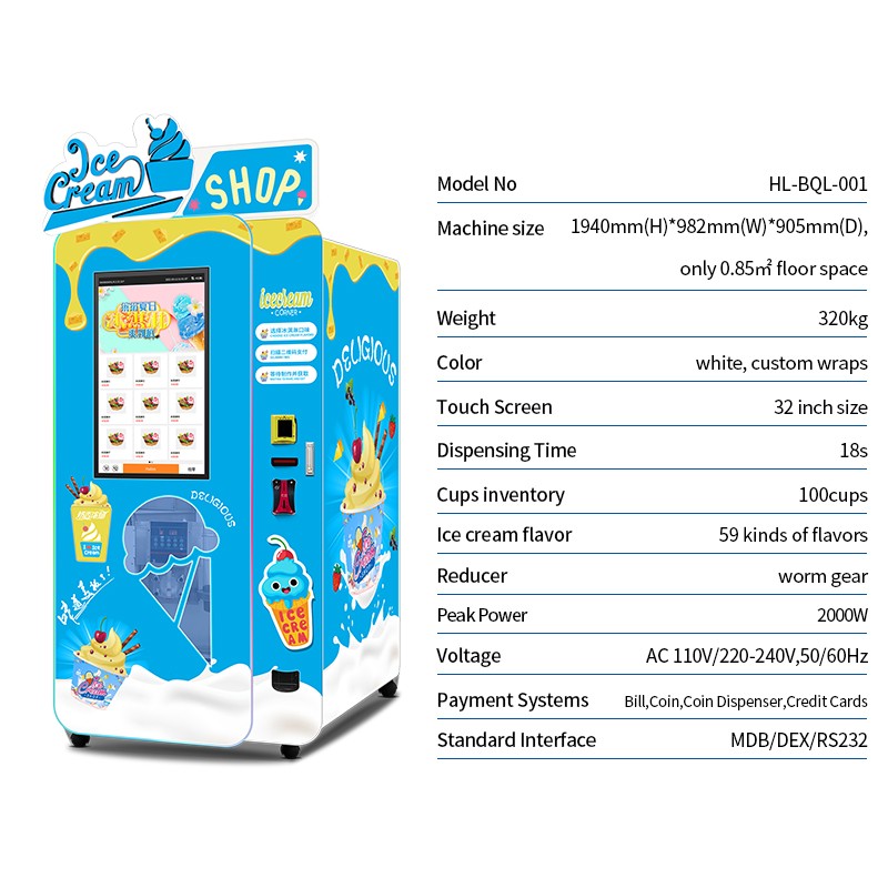 Haloo ice vending machine franchise manufacturer for drink-3