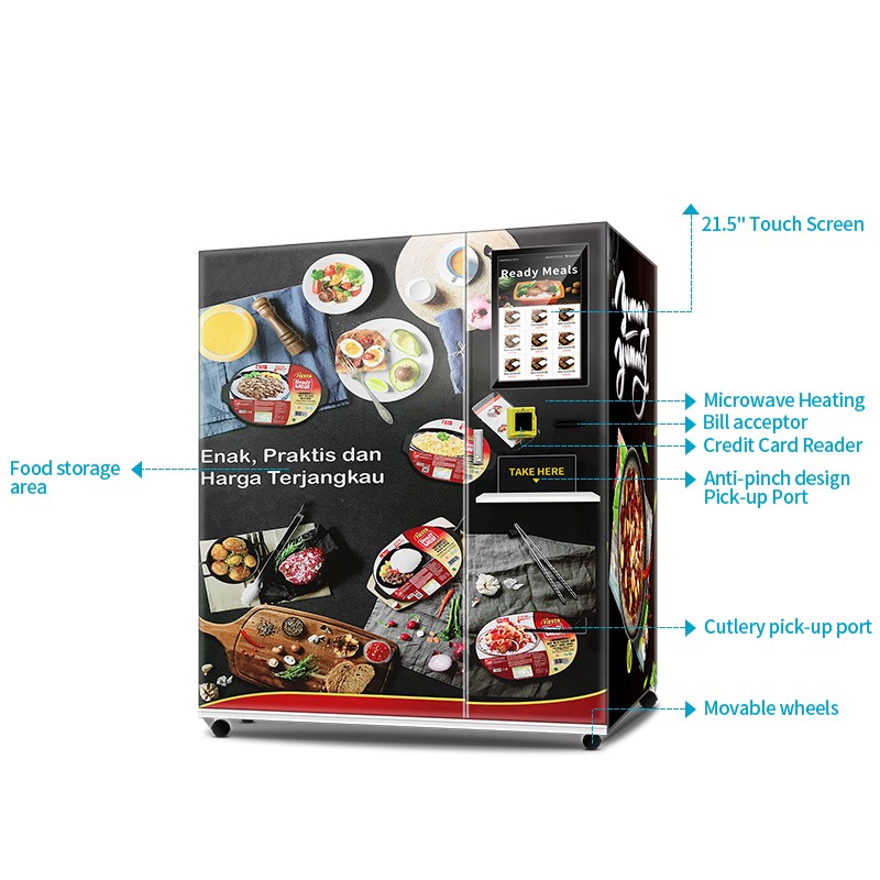 Haloo high capacity hot chips vending machine supplier for food