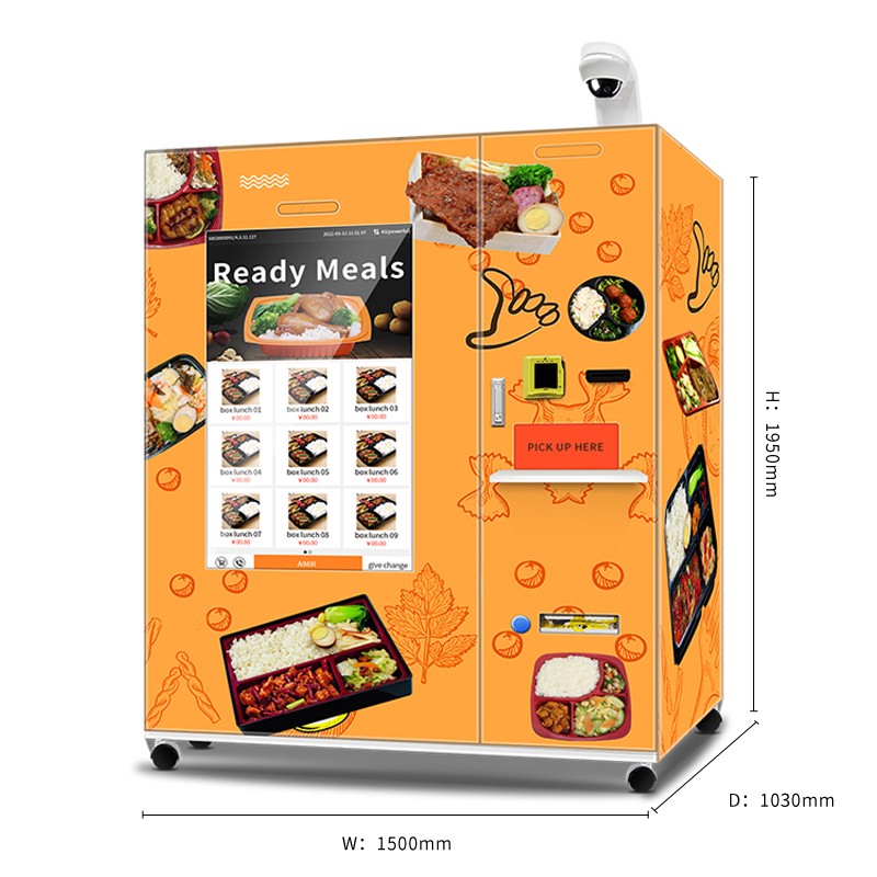 Haloo high quality heated food vending machine factory for outdoor