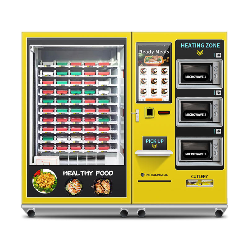 Semi-Automatic Hot Food Vending Machine