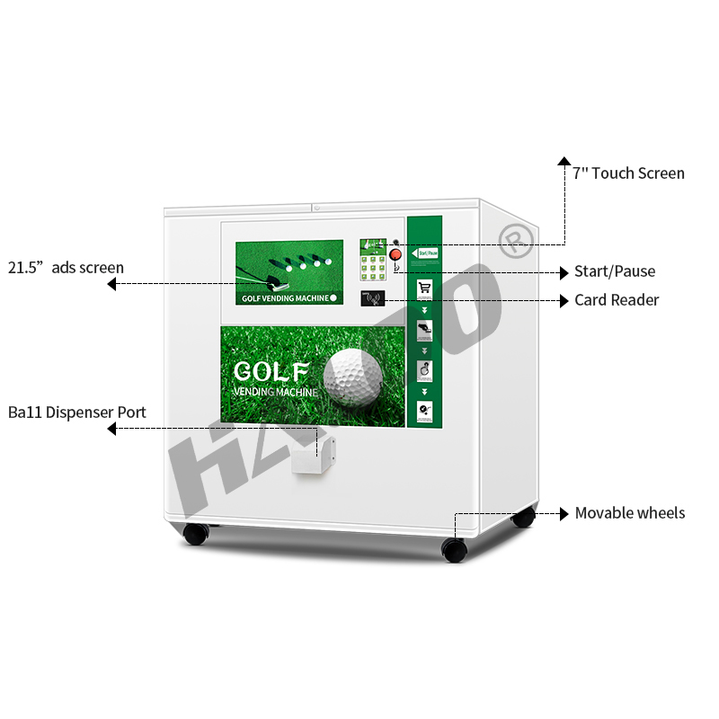 Haloo Good Price golf ball vending machine dispenser manufacturer for shopping mall-2