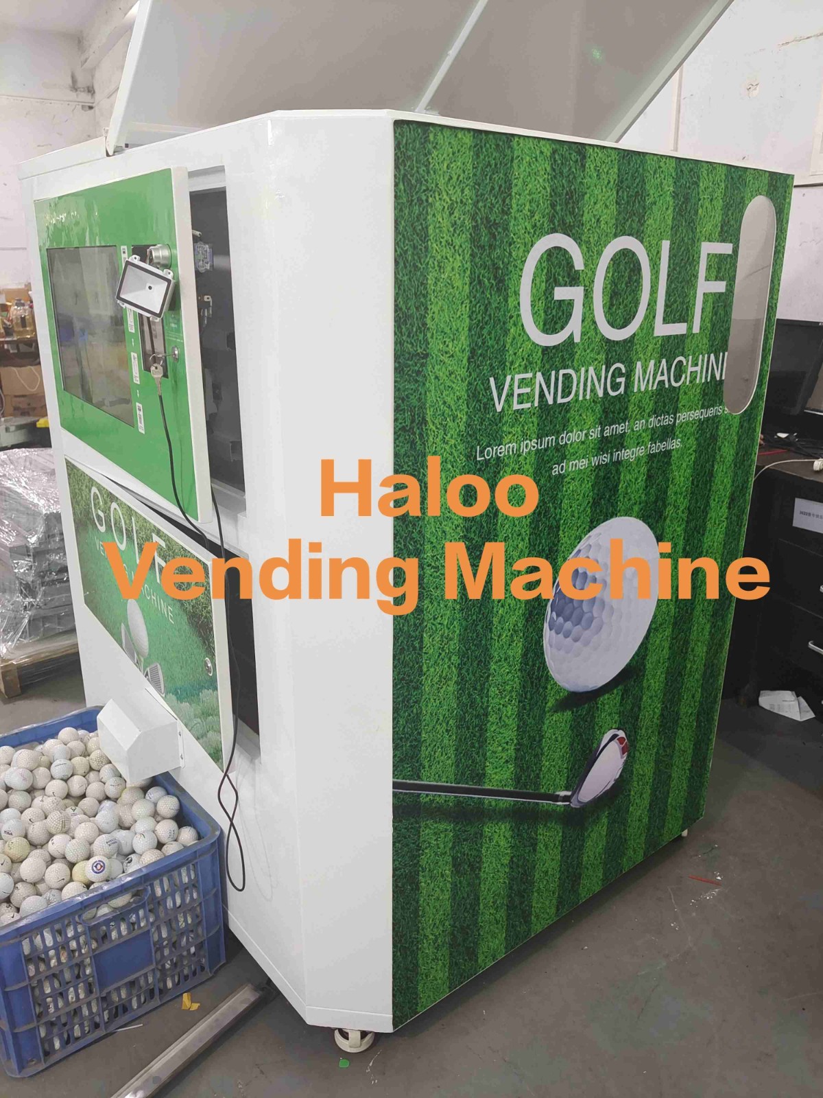 Haloo Good Price golf ball vending machine dispenser manufacturer for shopping mall-5