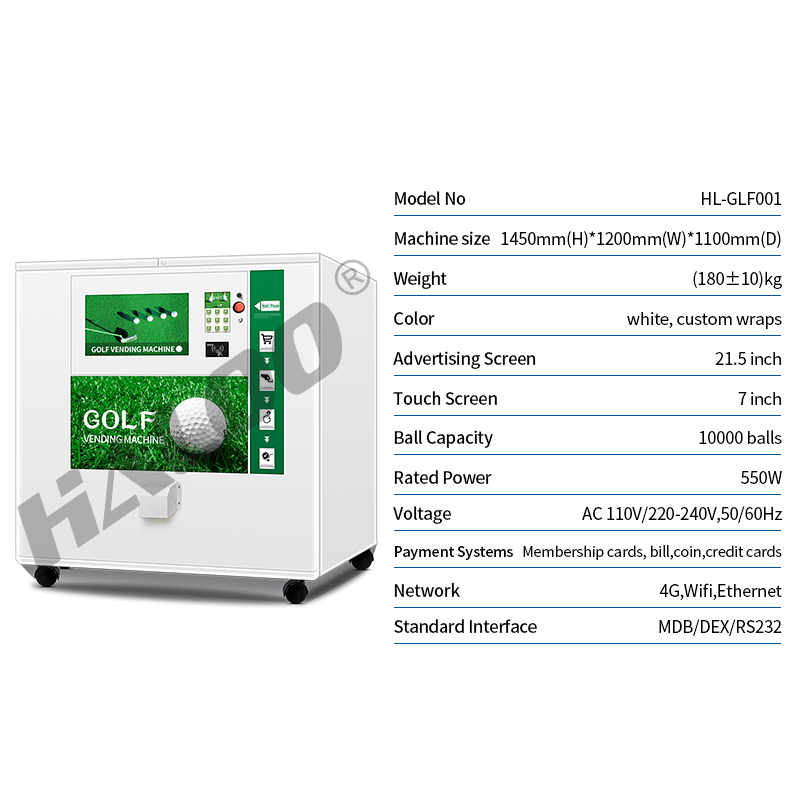Haloo Good Price vice golf ball vending machine supplier for convenience store-1