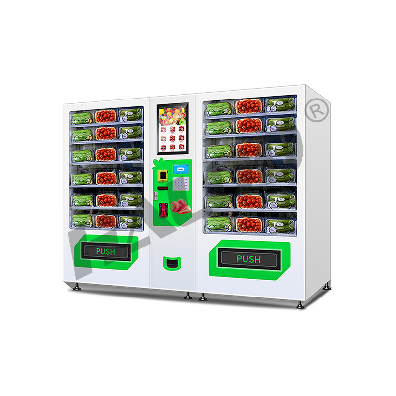 Automatic Fresh Food Vending Machine For Salad Fruit Sushi Bread Sandwich