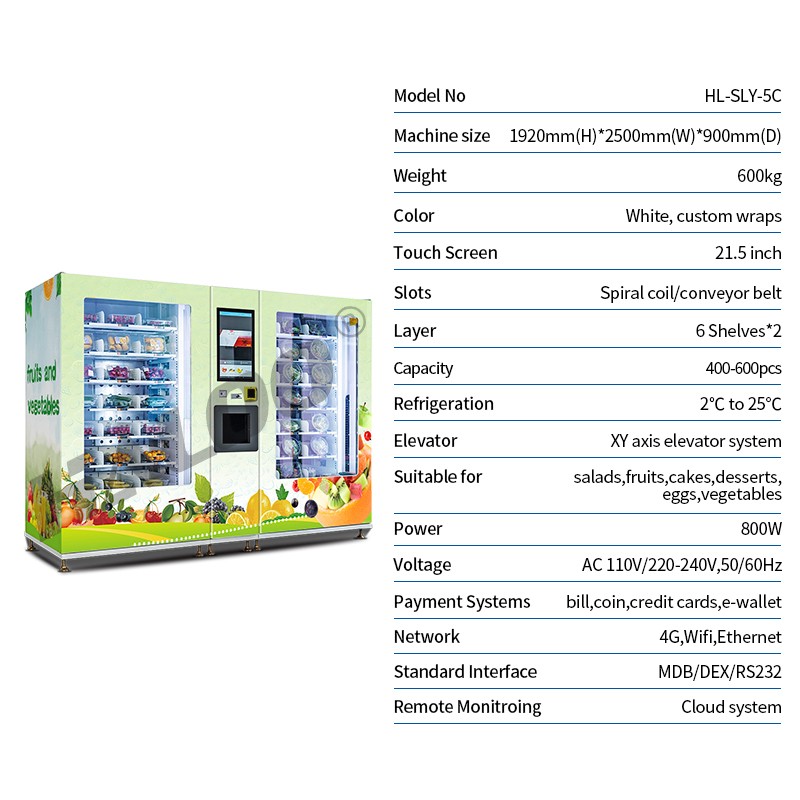 Haloo automatic sandwich vending machine wholesale for fragile goods-7