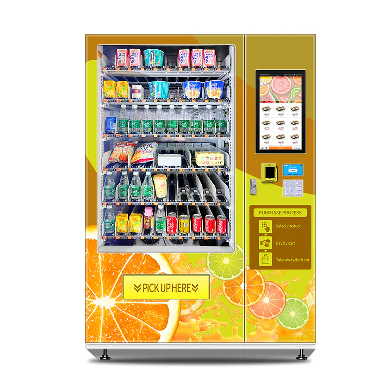 Belt Conveyor Vending Machine With Elevator