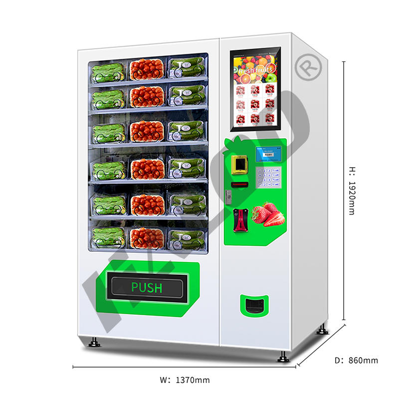 Elevator Vending Machine For Fresh Fruit Salad And Drinks