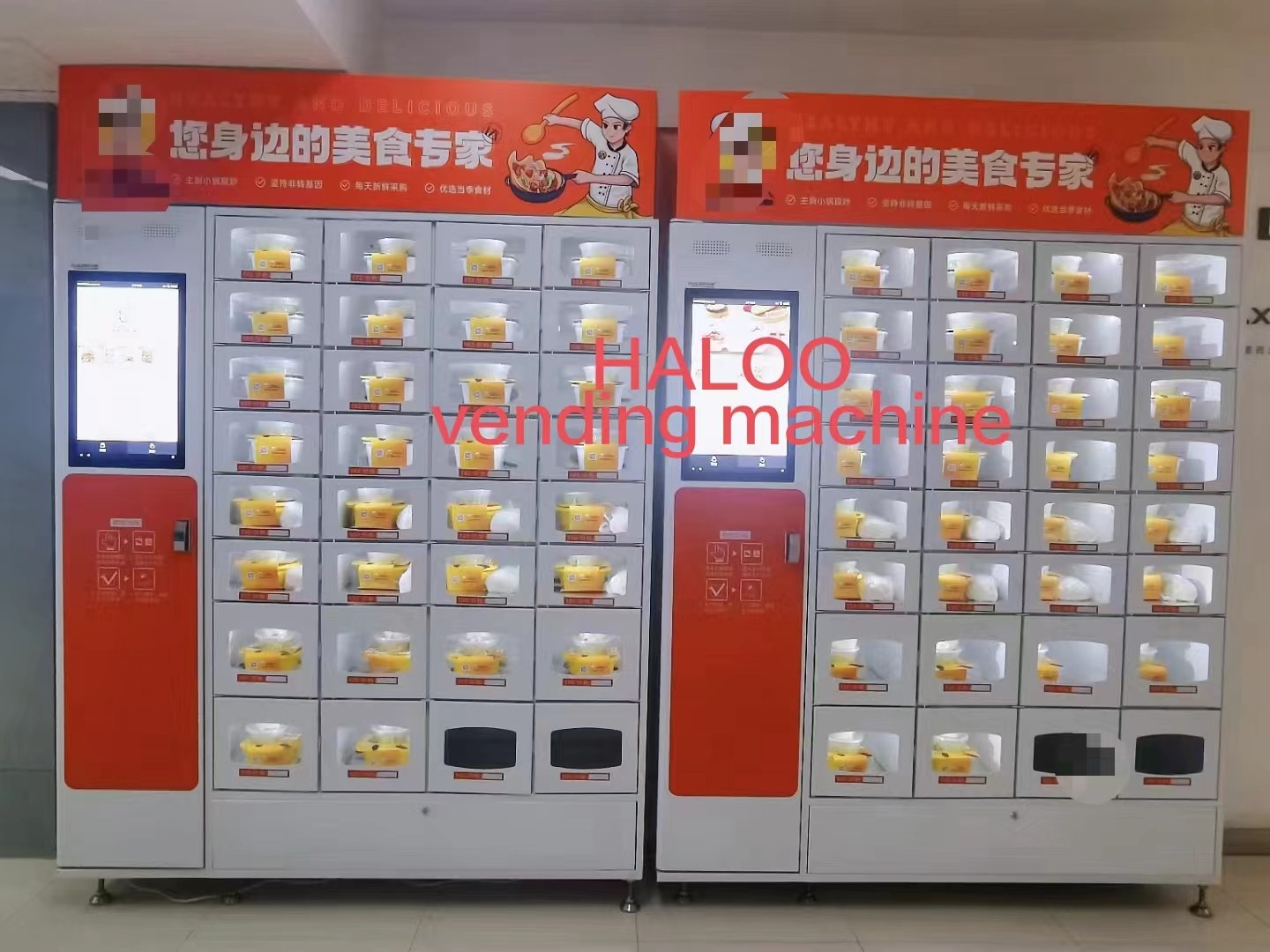 Haloo smart hot snack vending machine supplier for outdoor-1