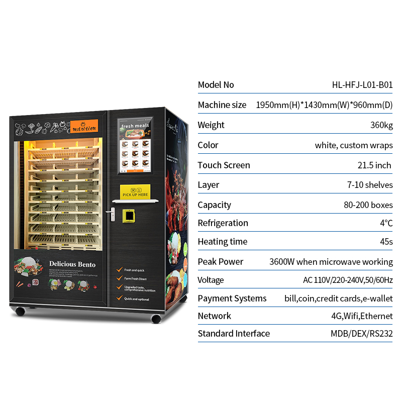 Haloo hot food vending machine manufacturers wholesale for outdoor-4