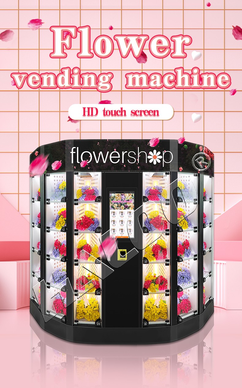 Haloo Affordable floral vending machine wholesale for cake shop-3