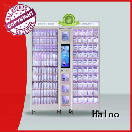 Haloo professional coke vending machinee wholesale for snack