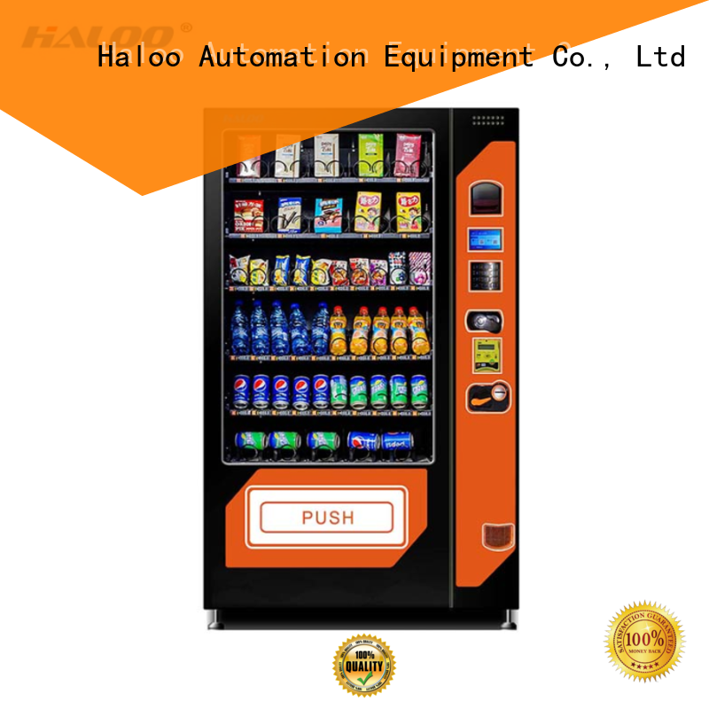 Haloo coffee vending machine customized for food